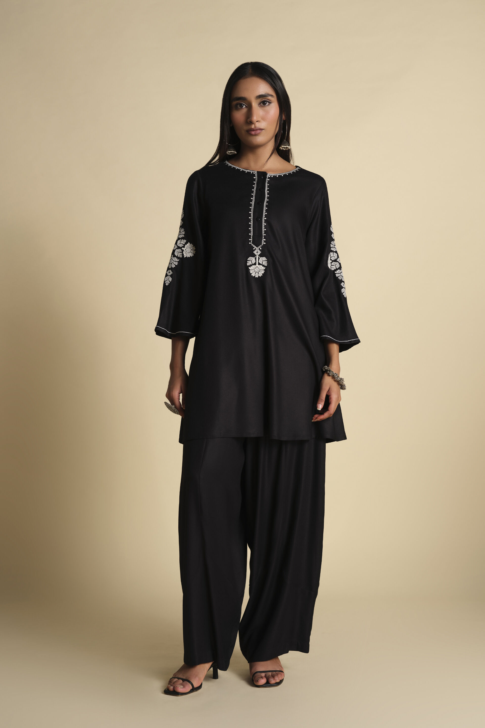 Badra Tunic, Black, image 2